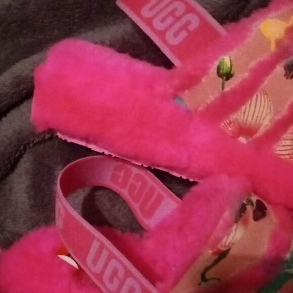 NWOT UGG "Tiger Flower" Slingback Slides Shoes Slippers Sandals 6 - Picture 8 of 8